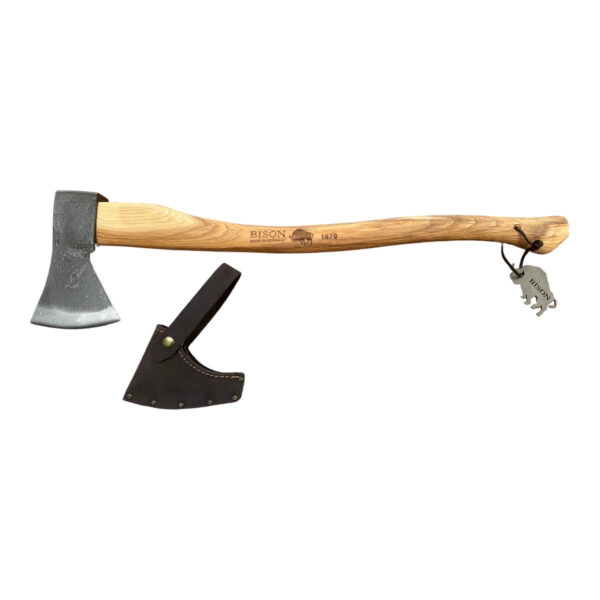 Bison 1879 Universal Axe 700mm - 1.25kg full length next to cover