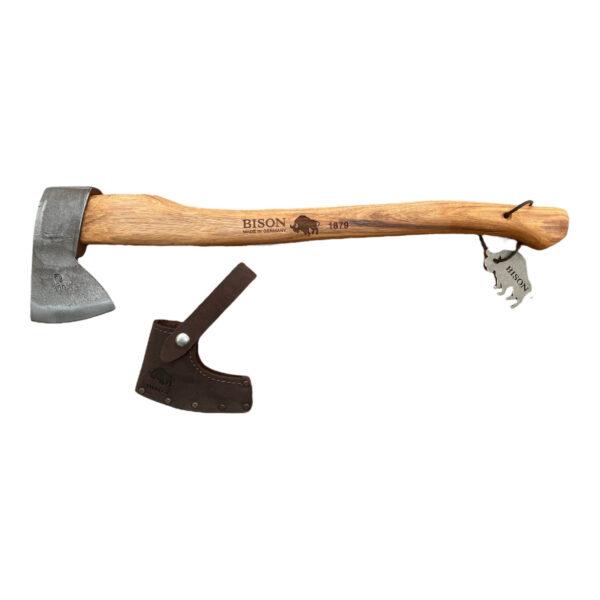 Bison 1879 Oberharzer Felling Axe 600mm - 800g full length next to cover