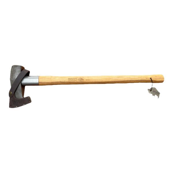 Bison 1879 Splitting Hammer Maul Axe 850mm - 3kg full length with cover