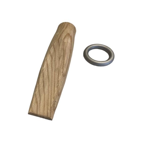 Bison High Lift Wooden Shaft & Aluminium Ring