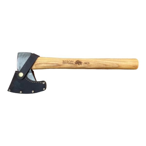 Bison 1879 Wurfbeil Throwing Axe 400mm - 800g full length with cover