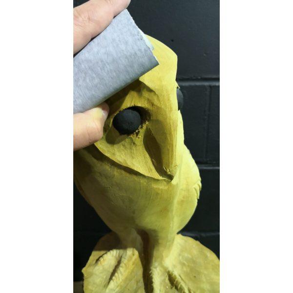Oakey Fine Grade 320 Wood Carving Sandpaper (3 Pack) owl