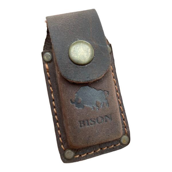 Bison Sharpening Stone DUO & Holster 1