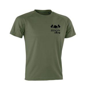 Bison 1879 Bushcraft AirCool T-Shirt Green S-XXL