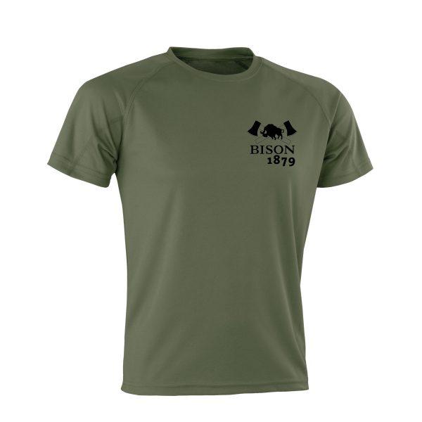 Bison 1879 Bushcraft AirCool T-Shirt Green S-XXL