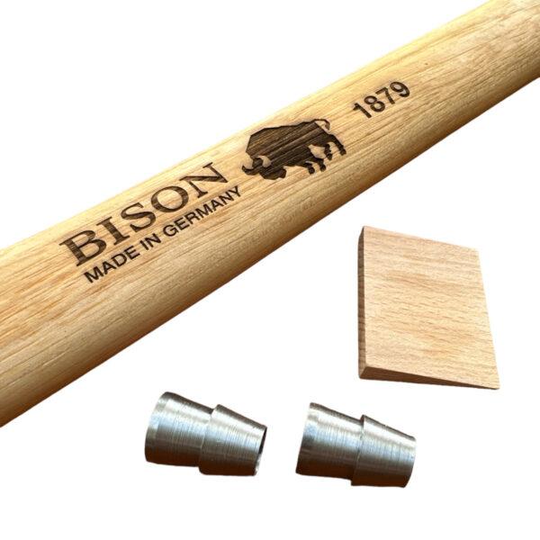 Bison 1879 Oberharzer Axe 600mm - Hickory Handle & Wedges 2