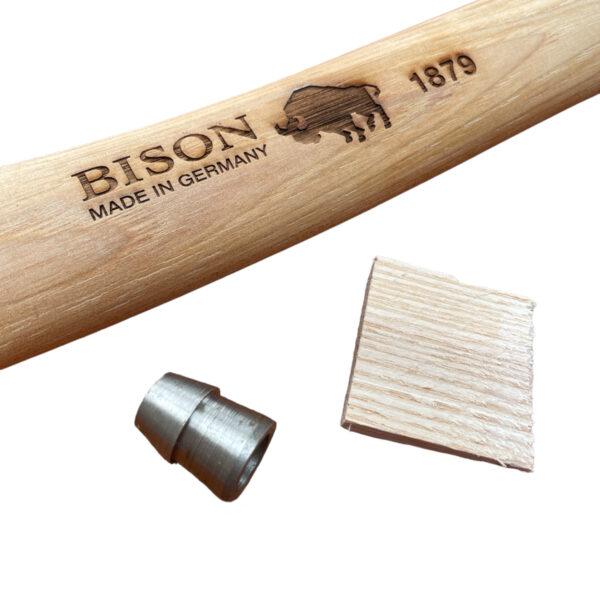 Bison 1879 Hunters Hatchet 330mm - Hickory Handle & Wedges 2