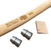 Bison 1879 Universal Axe 700mm - Hickory Handle & Wedges 2