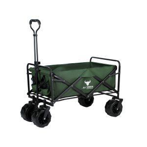 Bull All Terrain Folding Outdoor Trolley / Wagon - Green