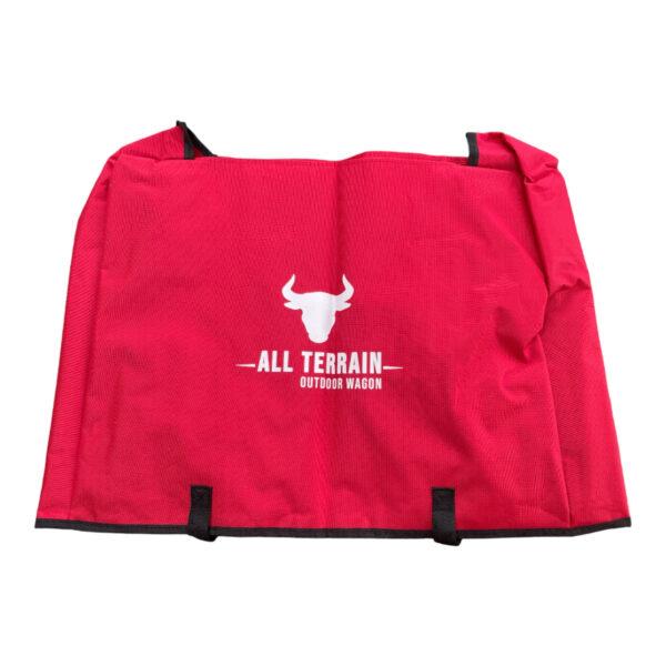 Bull All Terrain Wagon Trolley Replacement Canvas & Cover - Red 2