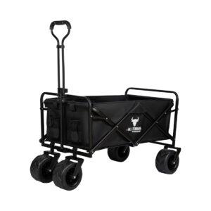 Bull All Terrain Folding Outdoor Trolley / Wagon - Black