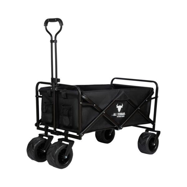 Bull All Terrain Folding Outdoor Trolley / Wagon - Black