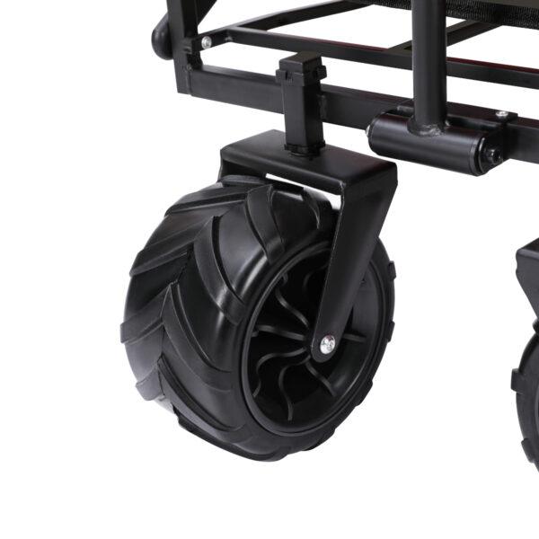 Bull All Terrain Folding Outdoor Trolley / Wagon - Wheel 2