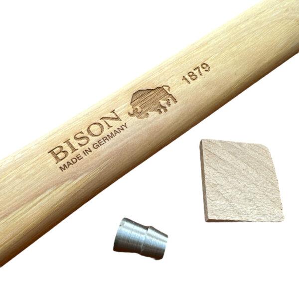 Bison 1879 Wurfbeil Throwing Axe 400mm - Hickory Handle & Wedges 3