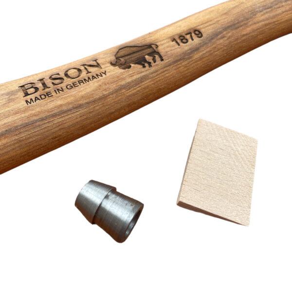 Bison 1879 Outdoor Hatchet 380mm - Hickory Handle & Wedges 2