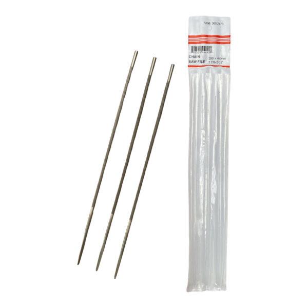 CEuk Chainsaw Round File 3 Pack - 5/32" packaging