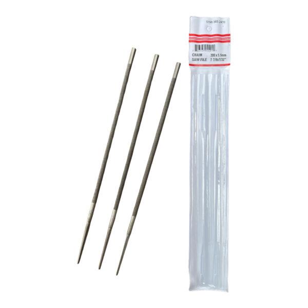 CEuk Chainsaw Round File 3 Pack - 7/32" packaging