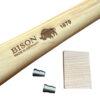 Bison 1879 Double Bit Axe - Hickory Handle & Wedges 2