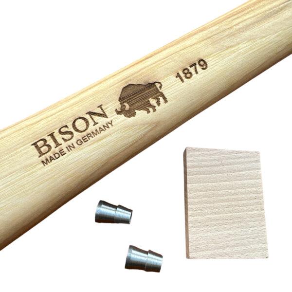 Bison 1879 Double Bit Axe - Hickory Handle & Wedges 2