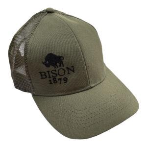 Bison 1879 Organic Cotton Trucker Cap Olive
