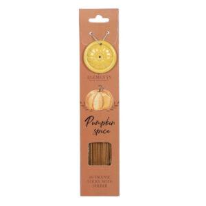 Elements Pumpkin Spice Incense Sticks & Ceramic Holder Gift Set