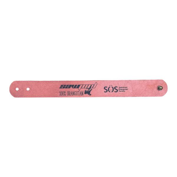 Sawpod Orangutan Leather Wristband Open 2