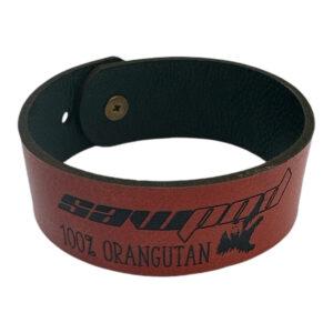 Sawpod Orangutan Leather Wristband