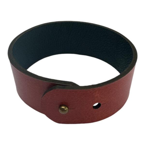 Sawpod Orangutan Leather Wristband Rear