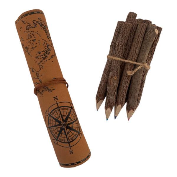 CEuk Twig Pencils & Explorer Roll-Up Case 2