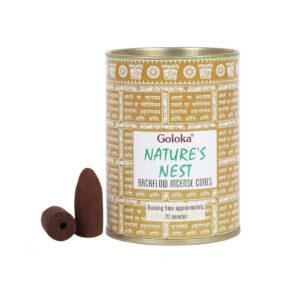Goloka Smoking Cone Incense Nature's Nest