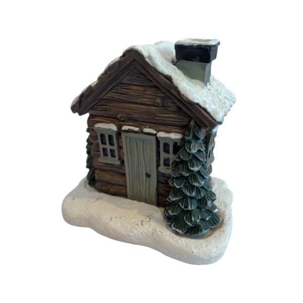 CEuk Smoking Log Cabin Cone Incense Burner Side
