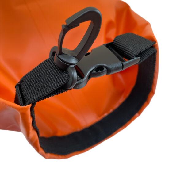 CEuk Luckstone Heavy Duty Waterproof Dry Bag 2L Volume Orange Clasp