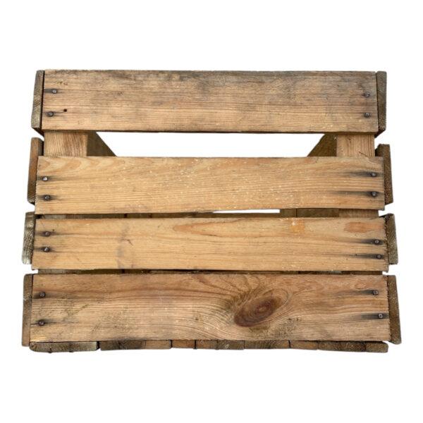CEuk Authentic Orchard Wooden Crate Natural Finish Side Profile