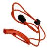 CEuk Dual Frequency Survival Whistle Orange Side Profile