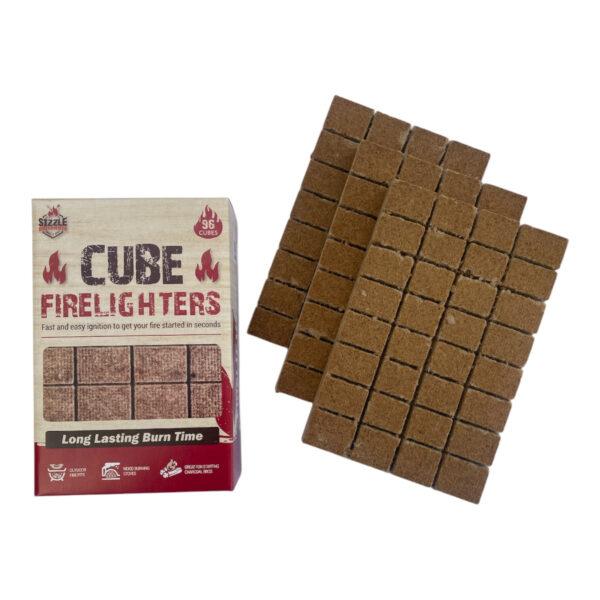 CEuk Sizzle Britannia Cube Firelighters 96 Cubes Showing