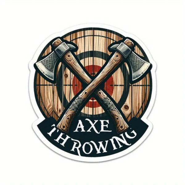 CEuk Axe Throwing Vinyl Decal Sticker