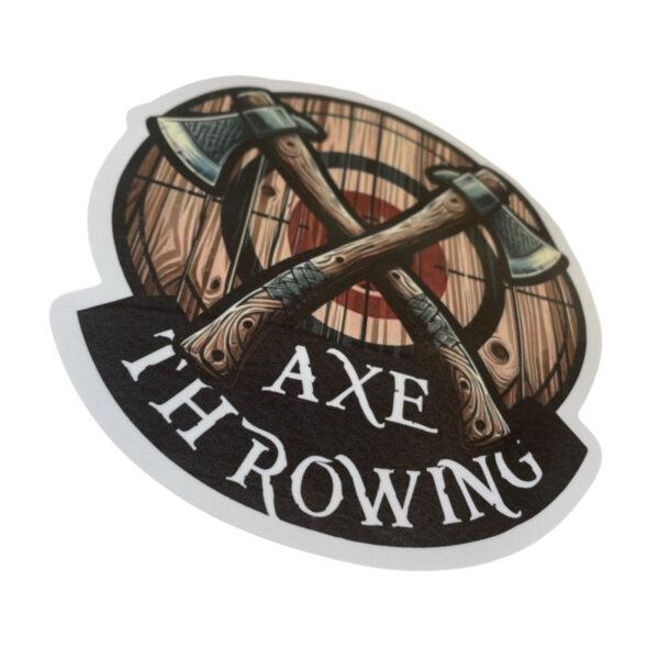 CEuk Axe Throwing Vinyl Decal Sticker - Image 2