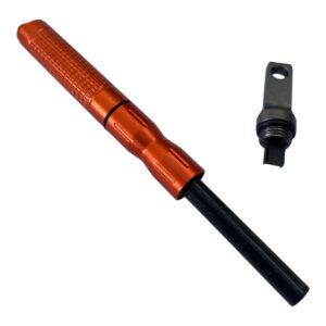 CEuk Bushcraft Flint and Steel Fire Starter Stick Orange