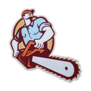 CEuk Vintage Lumberjack Vinyl Decal Sticker